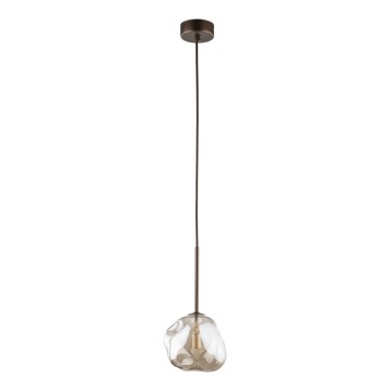 Pakarināmais gaismeklis uz vada LAVA 1xG9/8W/230V bronzas/dūmakaini bēšs