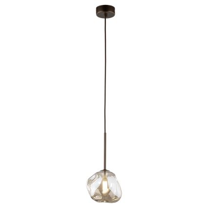 Pakarināmais gaismeklis uz vada LAVA 1xG9/8W/230V bronzas/dūmakaini bēšs