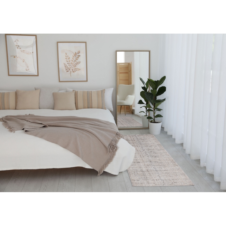 Paklājs BILBAO SHAGGY 80x150 cm bēšs