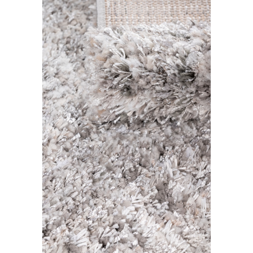 Paklājs BILBAO SHAGGY 80x150 cm pelēks/antracīts