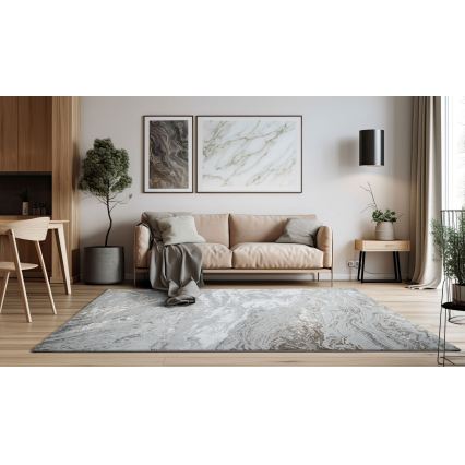 Paklājs CREATION 200x290 cm 1950g/m2 pelēks/brūns/marmora raksts