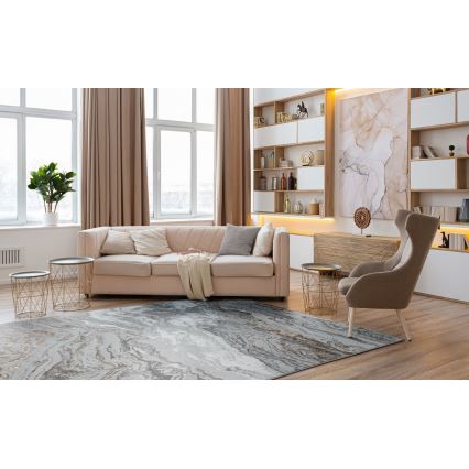 Paklājs CREATION 200x290 cm 1950g/m2 pelēks/brūns/marmora raksts