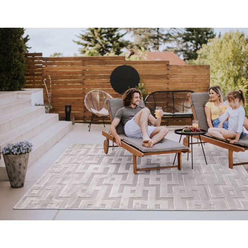 Paklājs DORA 160x220 cm pelēks