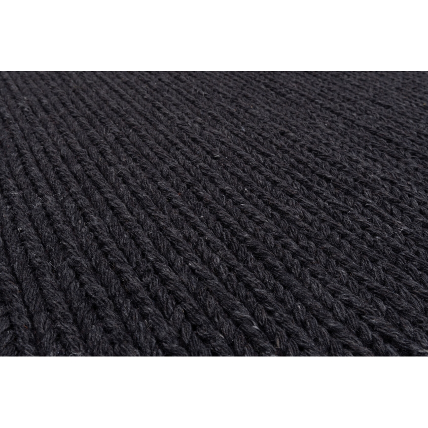 Paklājs FIR WOOL 120x170 cm 2600 g/m2 antracīts/dabisks