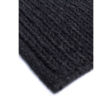 Paklājs FIR WOOL 120x170 cm 2600 g/m2 antracīts/dabisks