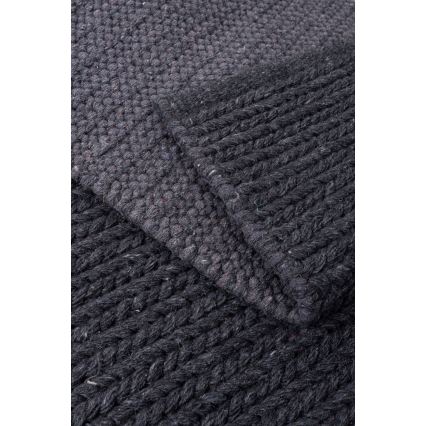 Paklājs FIR WOOL 120x170 cm 2600 g/m2 antracīts/dabisks