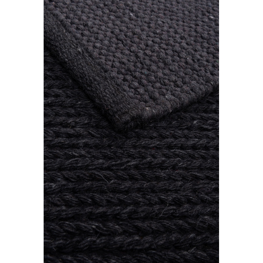 Paklājs FIR WOOL 120x170 cm 2600 g/m2 antracīts/dabisks