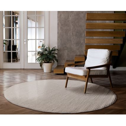 Paklājs FIR WOOL 160 cm 2600 g/m2 krēmīgs/dabīgs