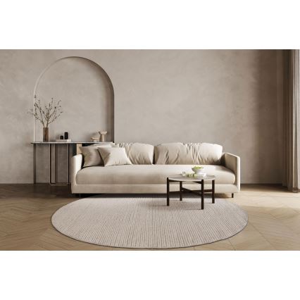 Paklājs FIR WOOL 160 cm 2600 g/m2 krēmīgs/dabīgs