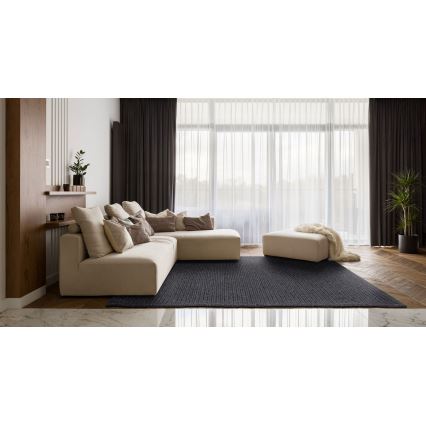 Paklājs FIR WOOL 160x230 cm 2600 g/m2 antracīts/dabīgs