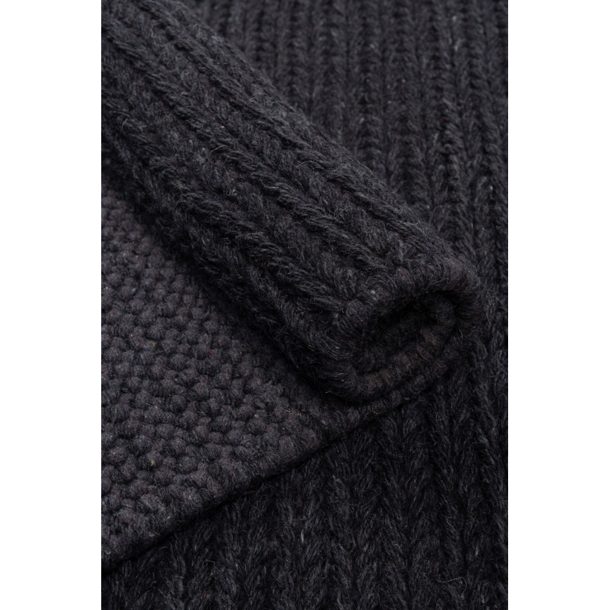 Paklājs FIR WOOL 160x230 cm 2600 g/m2 antracīts/dabīgs