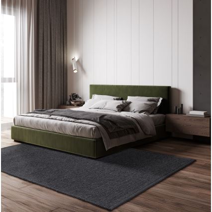 Paklājs FIR WOOL 70 × 140 cm, 2600 g/m², antracīts/dabisks