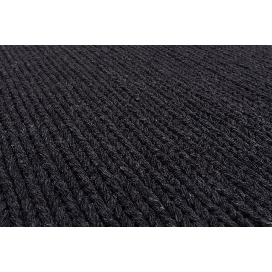 Paklājs FIR WOOL 70 × 140 cm, 2600 g/m², antracīts/dabisks