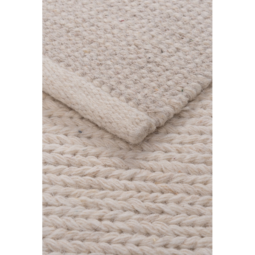 Paklājs FIR WOOL 70x140 cm 2600 g/m2 krēmkrāsains/dabīgs