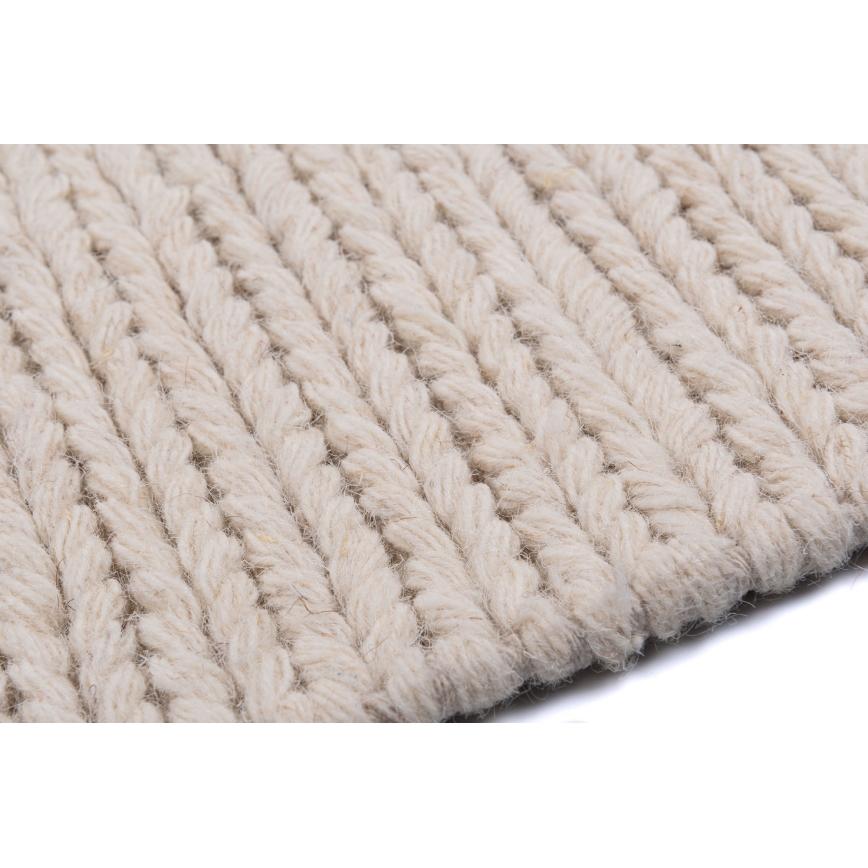 Paklājs FIR WOOL 70x140 cm 2600 g/m2 krēmkrāsains/dabīgs