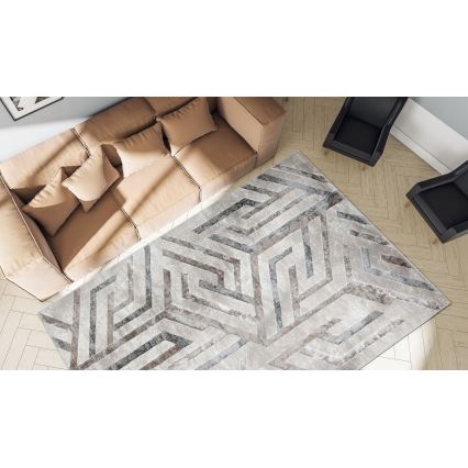 Paklājs GRECE 120x170 cm 2150 g/m2 bēšs/pelēks