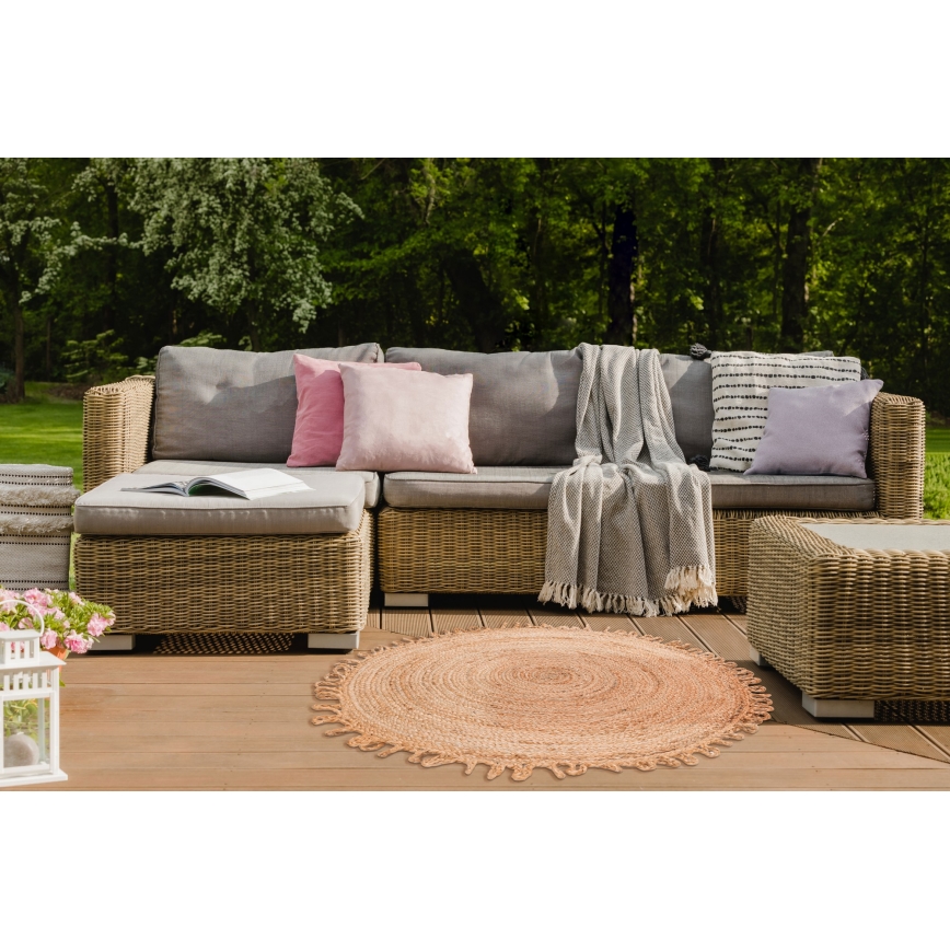 Paklājs JUTA 100 cm bēšs/dabisks