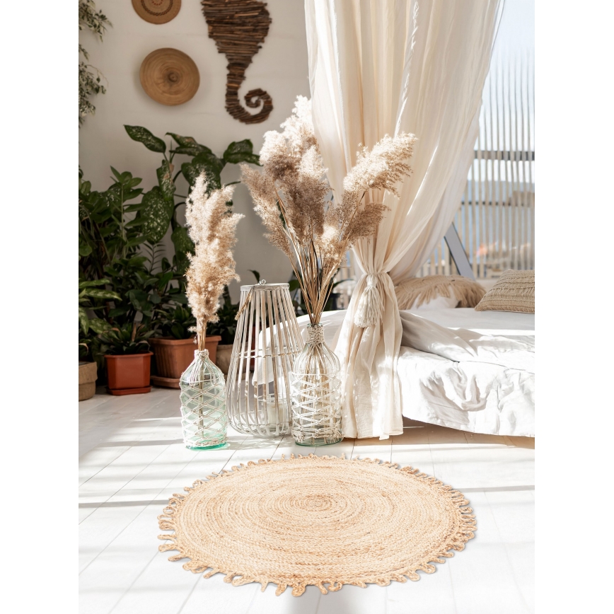 Paklājs JUTA 100 cm bēšs/dabisks
