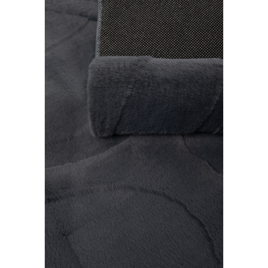 Paklājs RABBIT 3D 120x170 cm antracīts