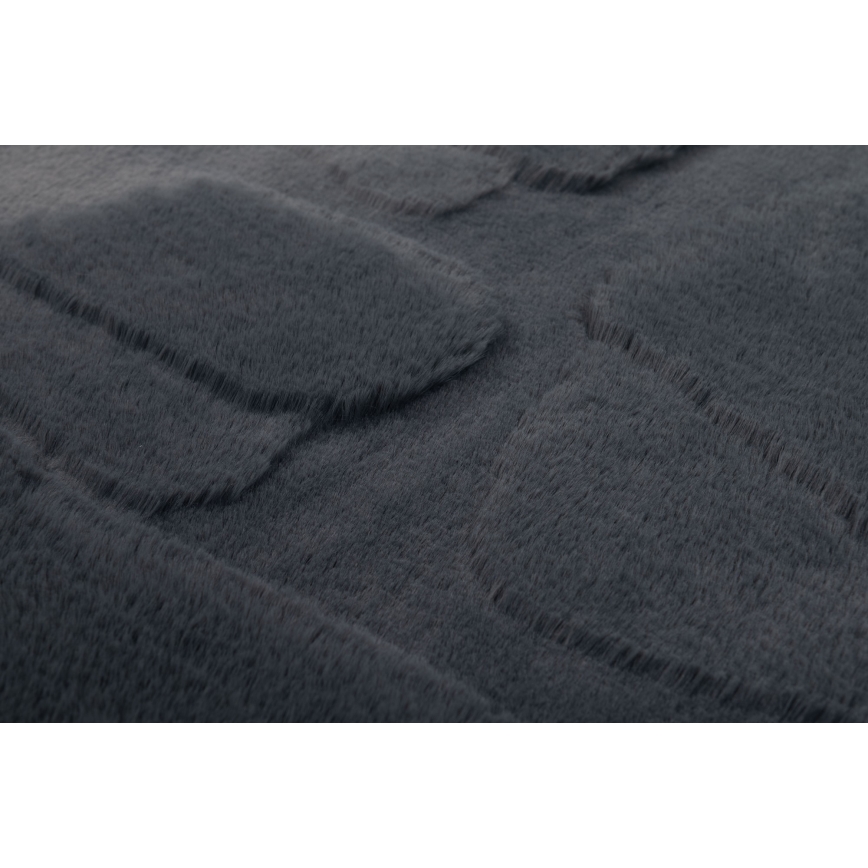 Paklājs RABBIT 3D 120x170 cm antracīts