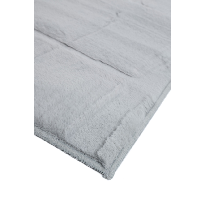 Paklājs RABBIT 3D 120x170 cm gaiši pelēks