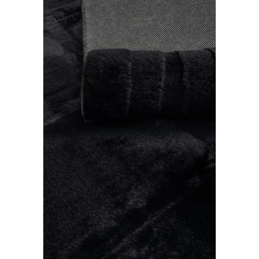 Paklājs RABBIT 3D 120x170 cm melns