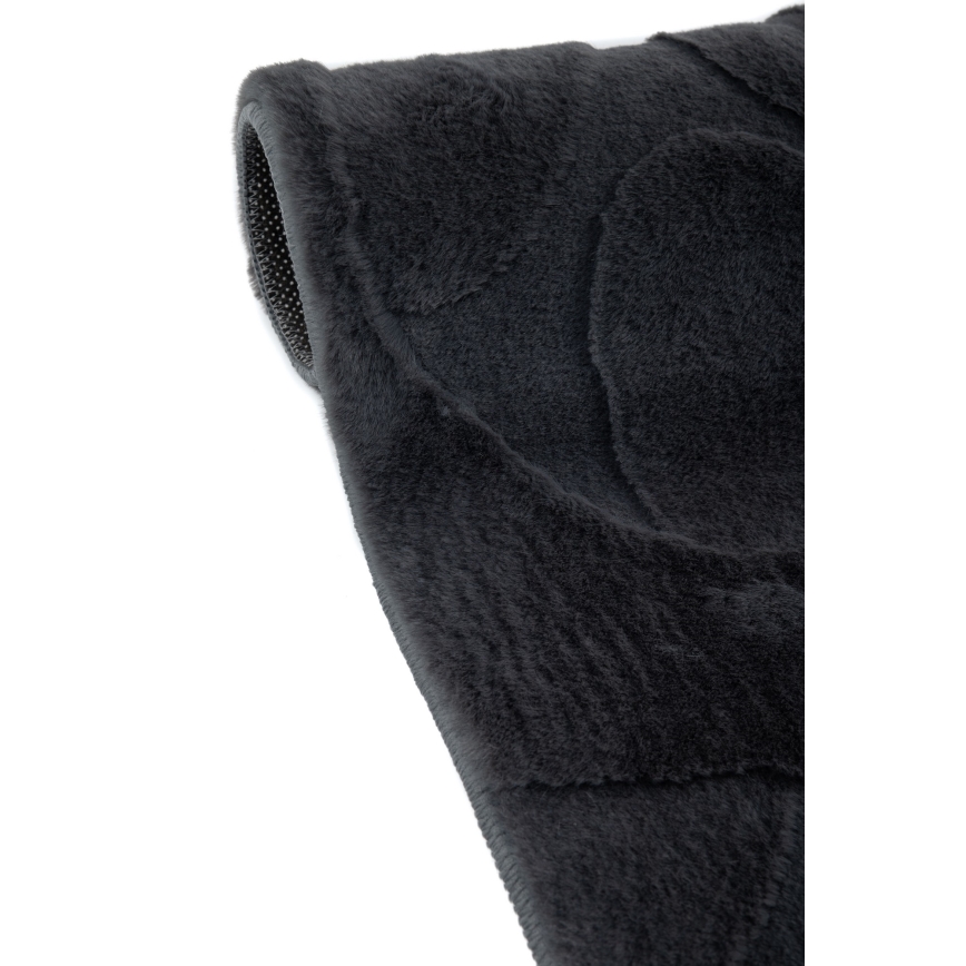 Paklājs RABBIT 3D 160x230 cm antracīts