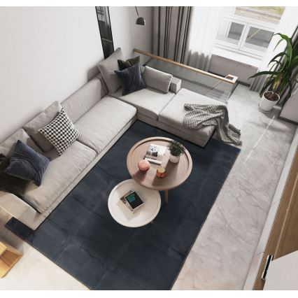 Paklājs RABBIT 3D 160x230 cm antracīts