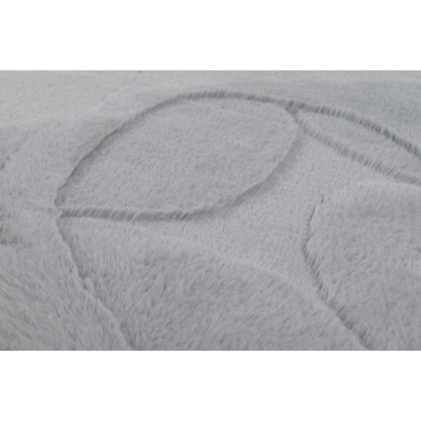 Paklājs RABBIT 3D 80x150 cm gaiši pelēks