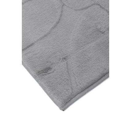 Paklājs RABBIT 3D 80x150 cm gaiši pelēks
