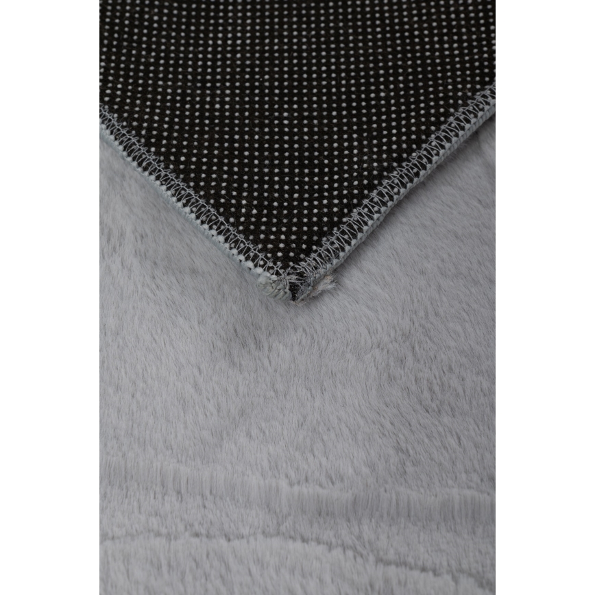 Paklājs RABBIT 3D 80x150 cm gaiši pelēks