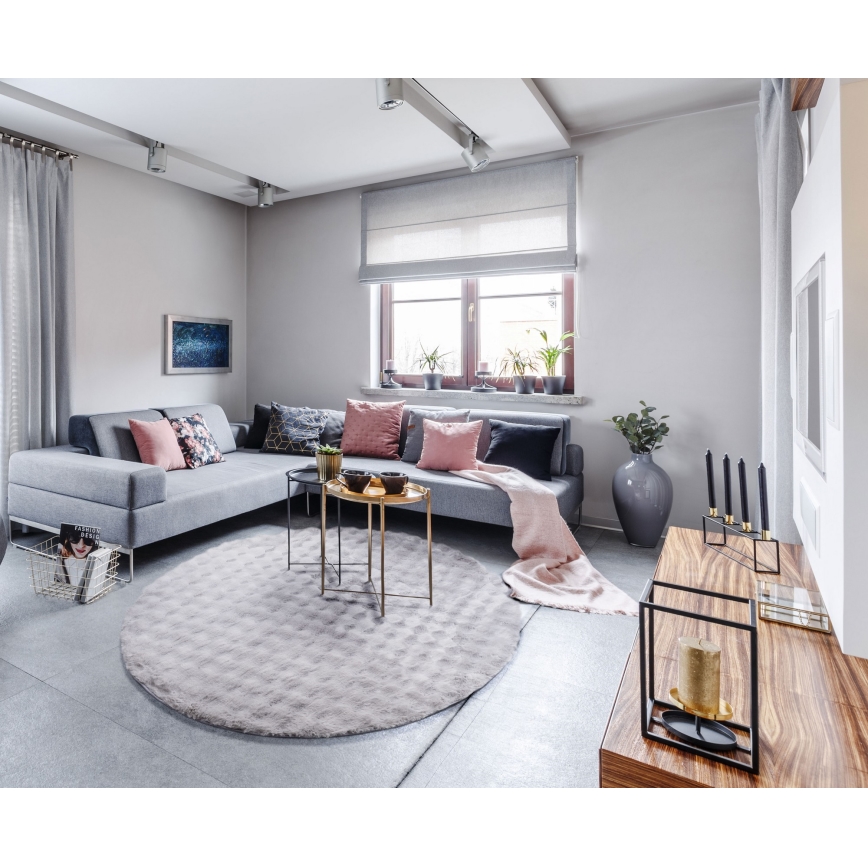 Paklājs RABBIT BUBBLE 160 cm pelēks