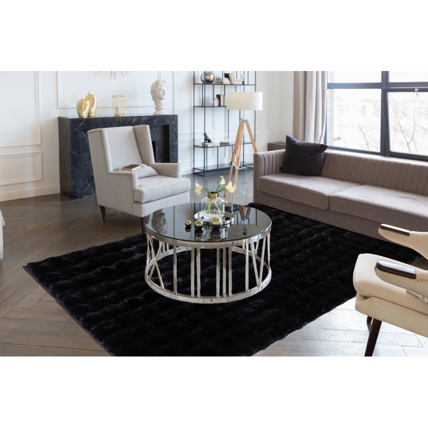 Paklājs RABBIT BUBBLE 160x230 cm melns