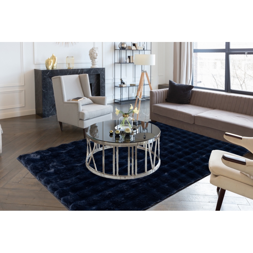 Paklājs RABBIT BUBBLE 160x230 cm tumši zils