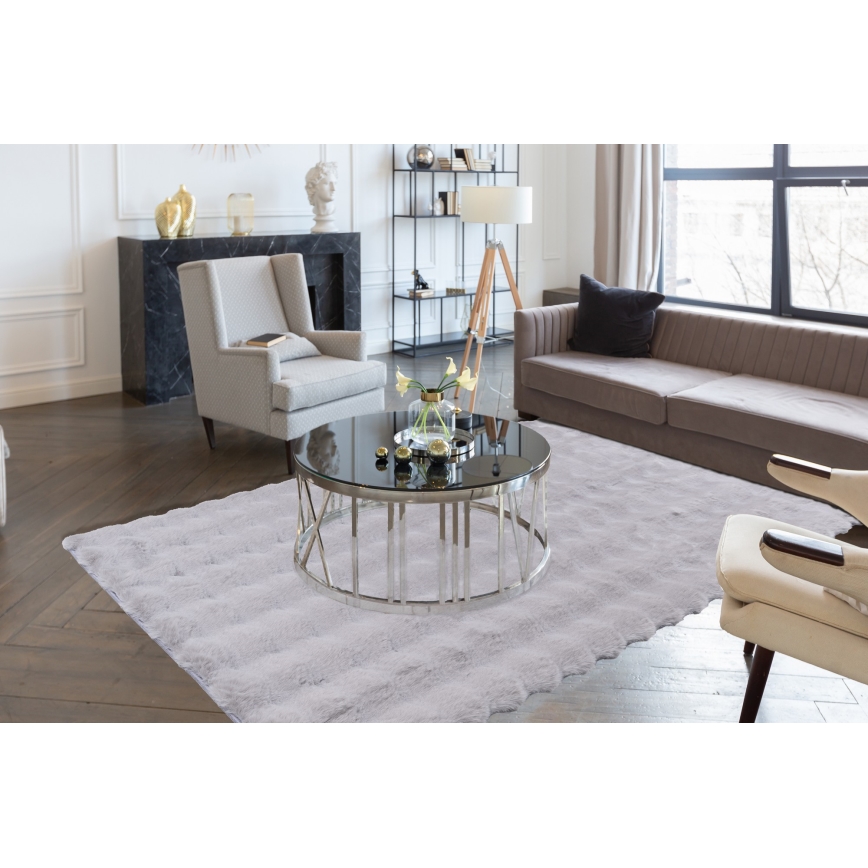 Paklājs RABBIT BUBBLE 80x150 cm pelēks