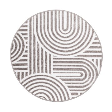 Paklājs SALAMANCA 100 cm pelēks/balts