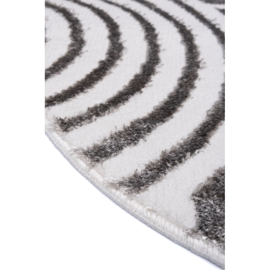 Paklājs SALAMANCA 100 cm pelēks/balts