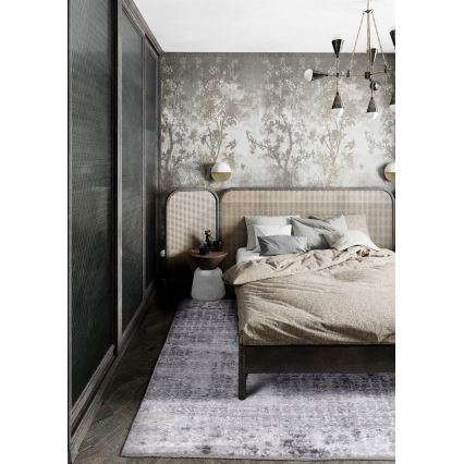 Paklājs SALAMANCA 67x120 cm pelēks/balts