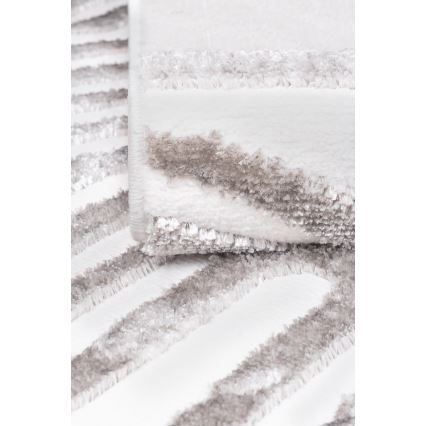 Paklājs SALAMANCA 67x120 cm pelēks/balts