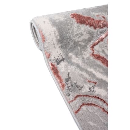 Paklājs STONE 120x160 cm rozā/pelēks