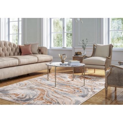 Paklājs STONE 160x220 cm bēšs/pelēks