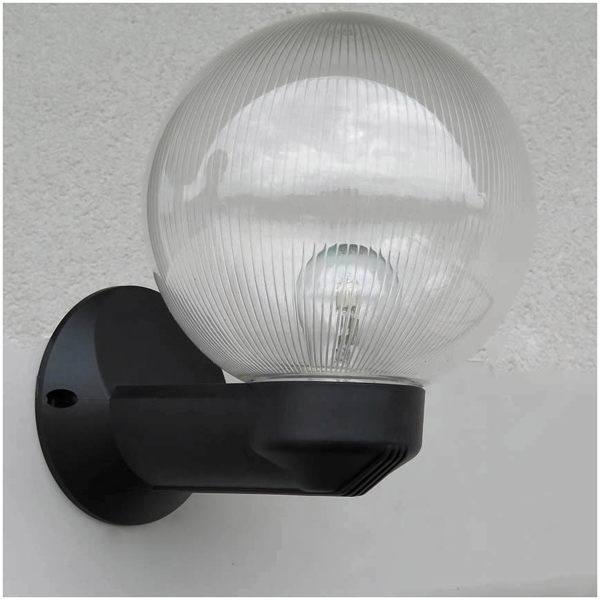 Āra sienas lampa NADIR 1xE27/15W/230V IP44 caurspīdīga