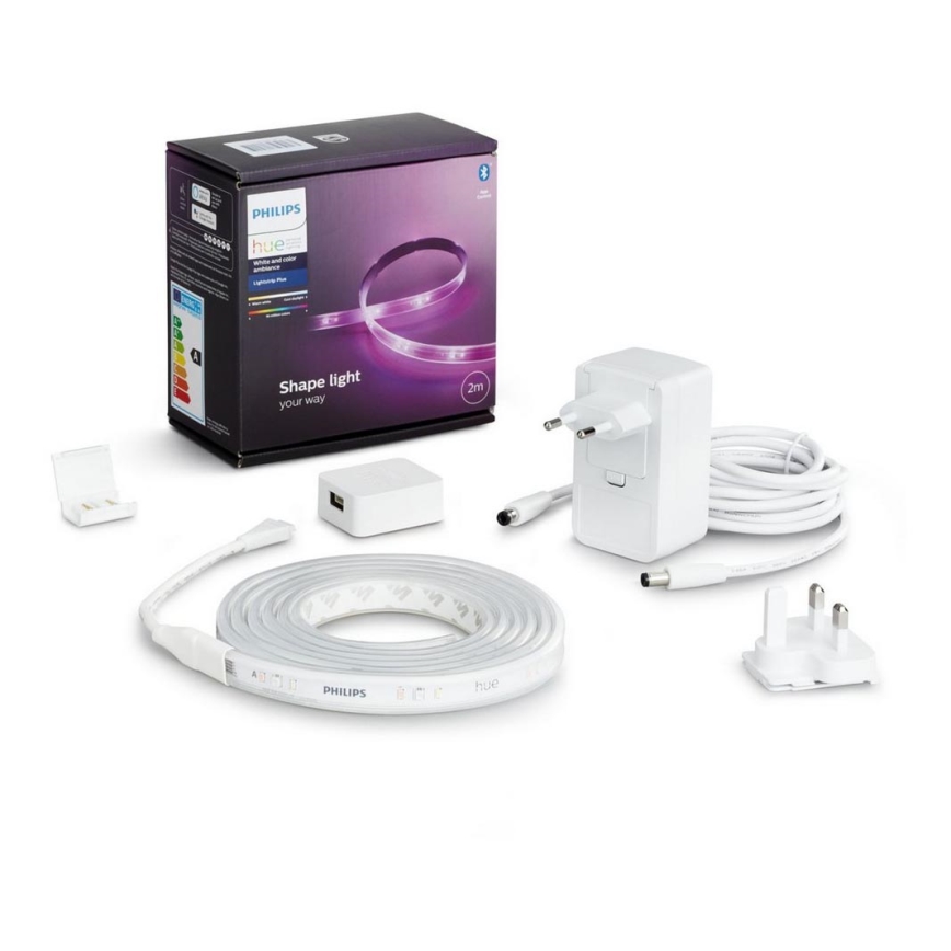 Pamata komplekts - LED RGBW Aptumšojama josla Philips Hue WHITE AND COLOR AMBIANCE 2m LED/20W/230V