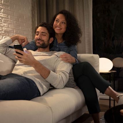 Pamata komplekts Philips Hue WHITE AMBIANCE 2xE27/8.5W/230V + savienošanas ierīce