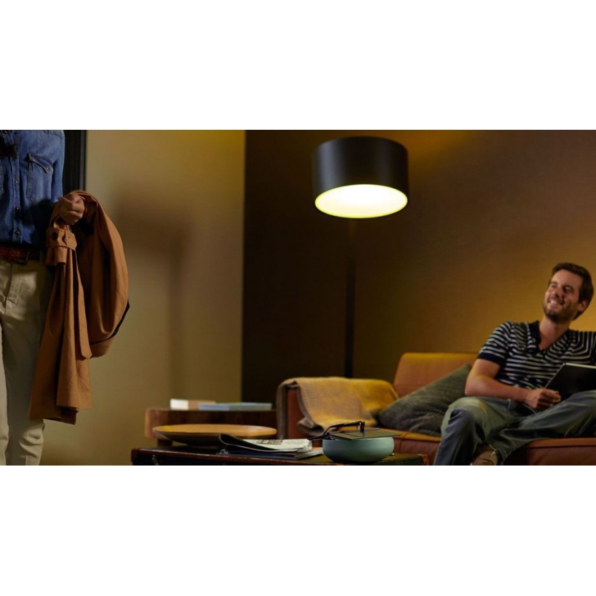 Pamata komplekts Philips Hue WHITE AMBIANCE 2xE27/8.5W/230V + savienošanas ierīce
