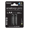 Panasonic - 2 gab. Uzlādējama baterija AA Eneloop Pro 2500 mAh