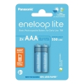 Panasonic - 2 gab. Uzlādējama baterija AAA Eneloop Lite 550 mAh