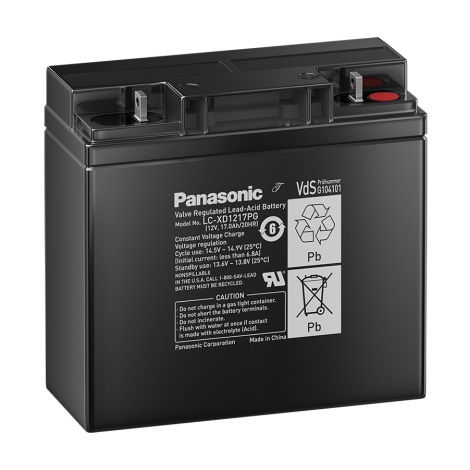 Panasonic LC-XD1217PG - Svina skābes akumulators 12V/17Ah/ M5