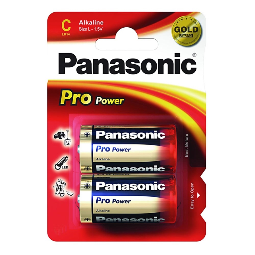 Panasonic LR14 PPG - 2gab akaline baterija C Pro Power 1.5V