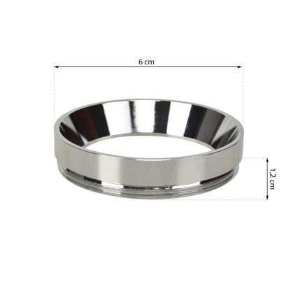 Papildu gredzens RING spīdīgi hromēts lampām MICA